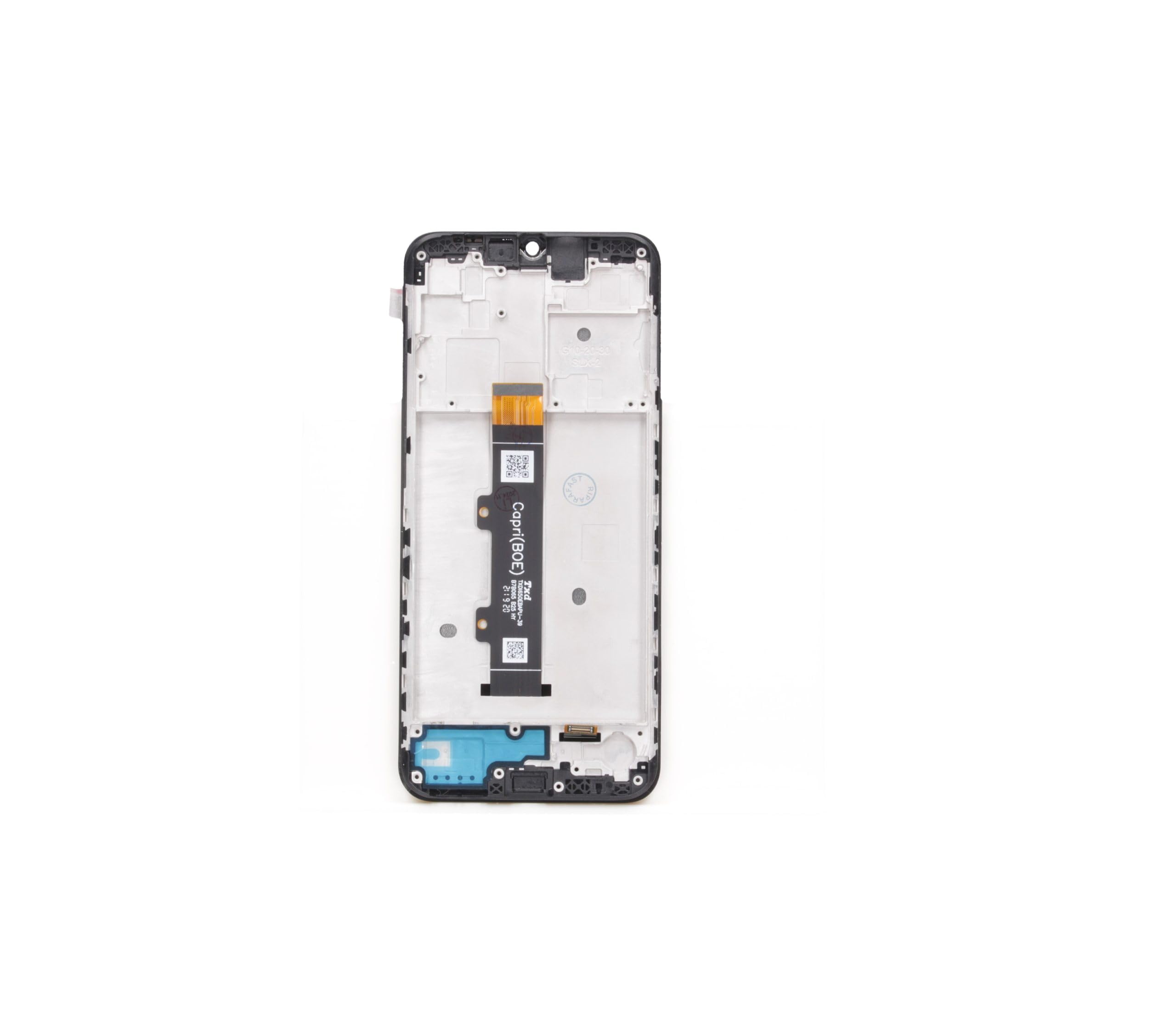 DISPLAY CON FRAME PER MOTOROLA MOTO G20 XT2128 LCD TOUCH SCREEN VETRO NERO