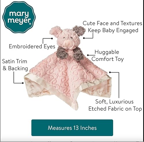 Vista 27 de Mary Meyer Baby Lovey Putty - Manta de seguridad para niños y niñas recién nacidos y niños pequeños, juguete suave para acurrucarse, 13 x 13 Coral