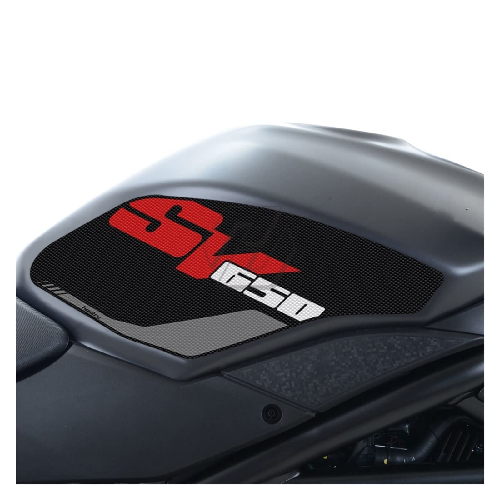 Tank Pads Für Suzuki SV650 SV 650 2017-2022 Motorrad Seite Tank Pad Schutz Knie Grip Anti-rutsch (Color : 1)