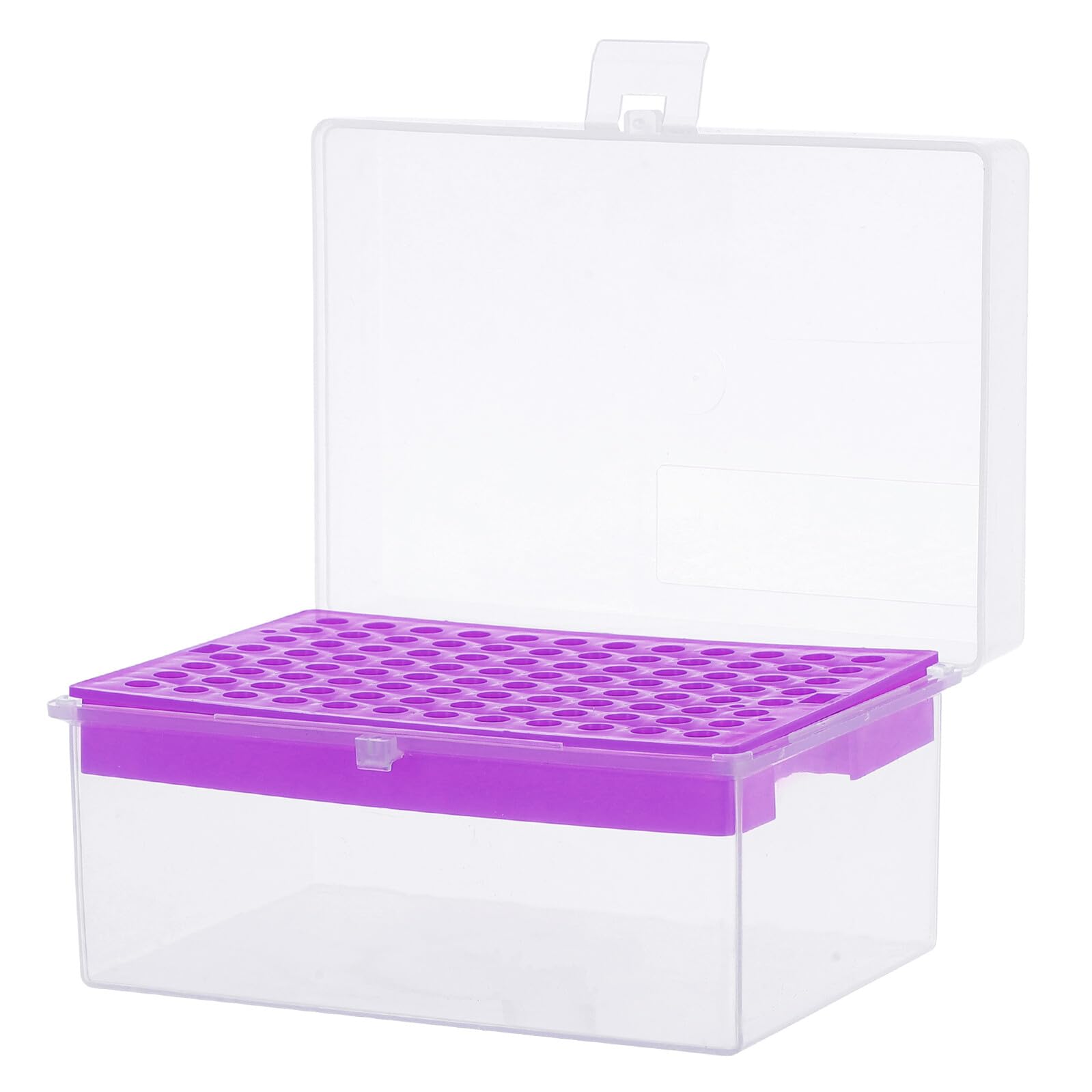 Scatola Porta-Punte in Plastica per Pipette da Laboratorio con Coperchio, Contenitore per Provette da Microcentrifuga, Organizer per Conservazione e Stoccaggio in Campo