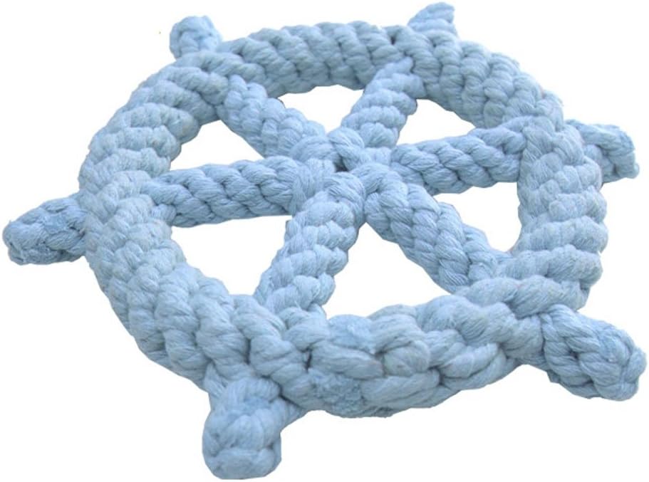212 Main Knot Rope Ball Chew Dog Puppy Toy Pet Chew Toy Cute - Rudder
