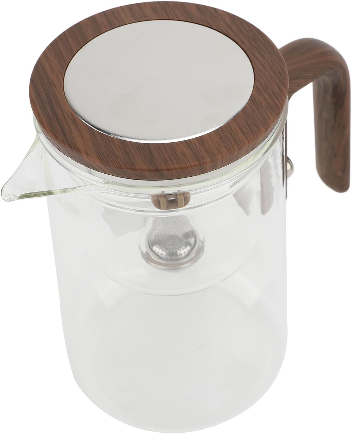 TARSHYRY Enchanti Tea Pot, Witch Teapot, Magic Teapot, Glass Teapot with Infuser, Press Control Magic Tea Pot