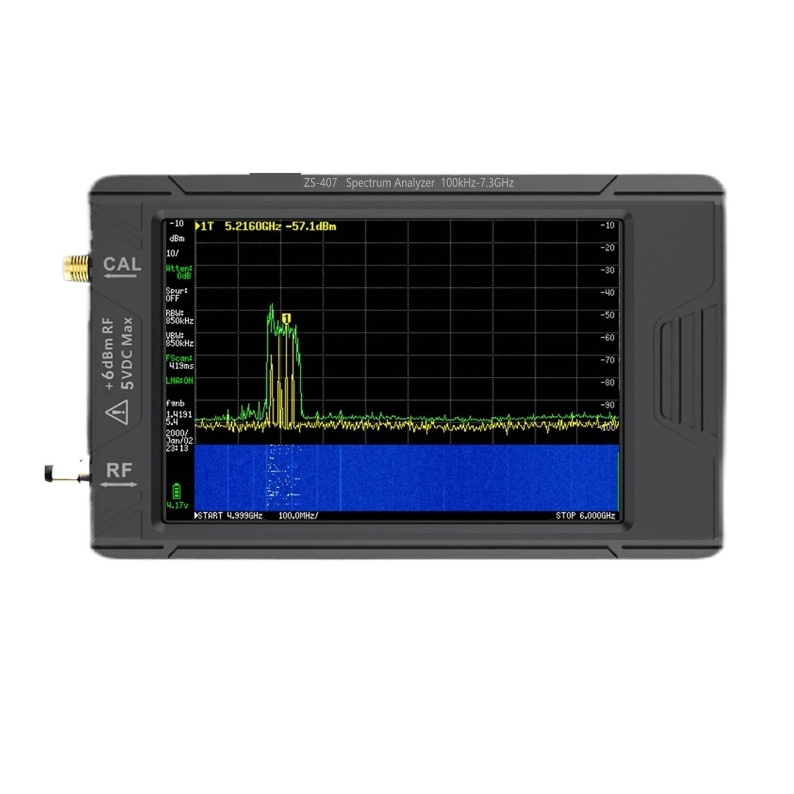 Analyseur de spectre portable pour mesurer jusqu'à 100 000 GHz avec précision