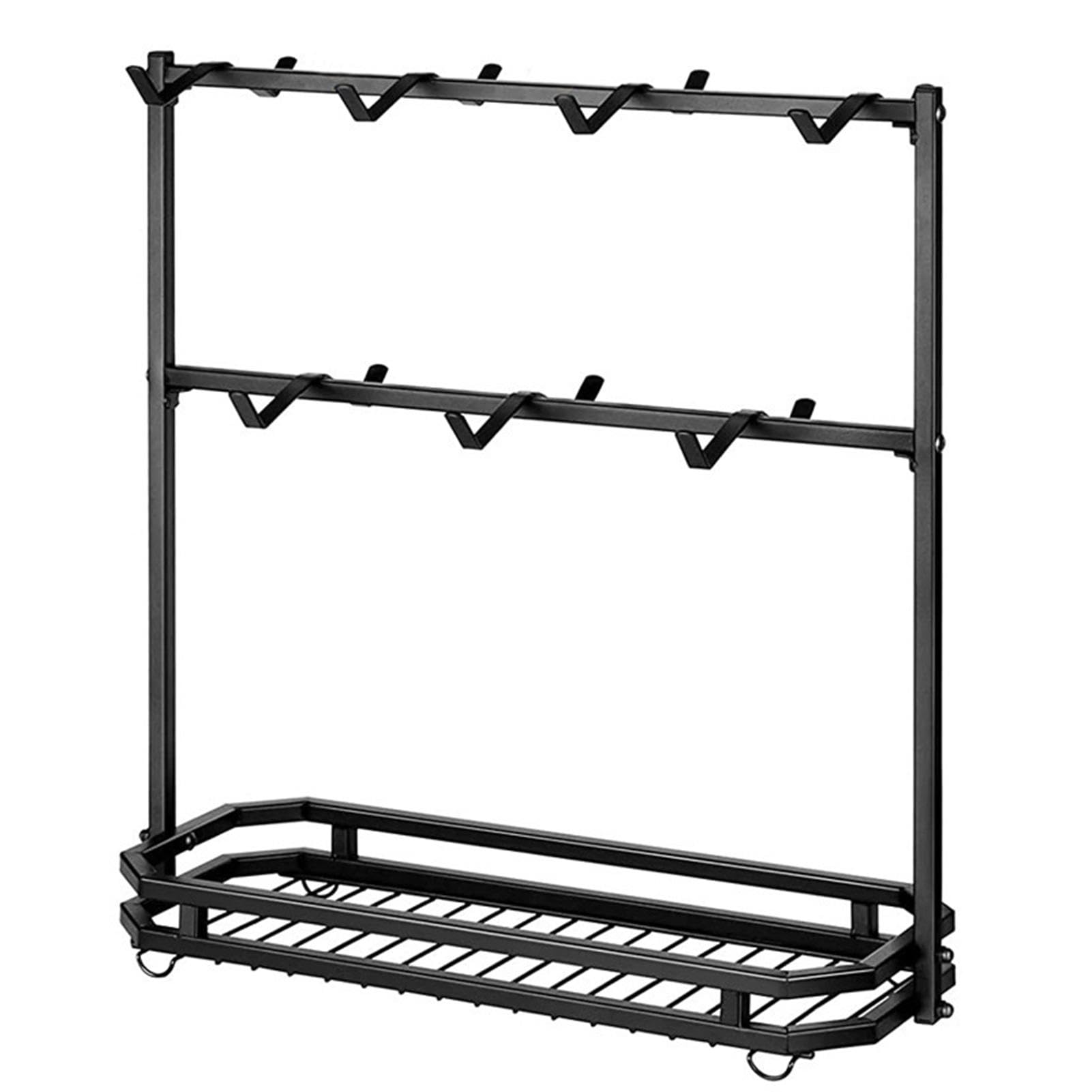 Supporto Per Tazze Organizzatore Per Bicchieri D'Acqua Con 14 Ganci | Supporto Organizzatore Per Tazze Da Tè Per Auto Armadio Parete Cucina Bancone Scrivania Barca Caffè Tavolo Da Pranzo