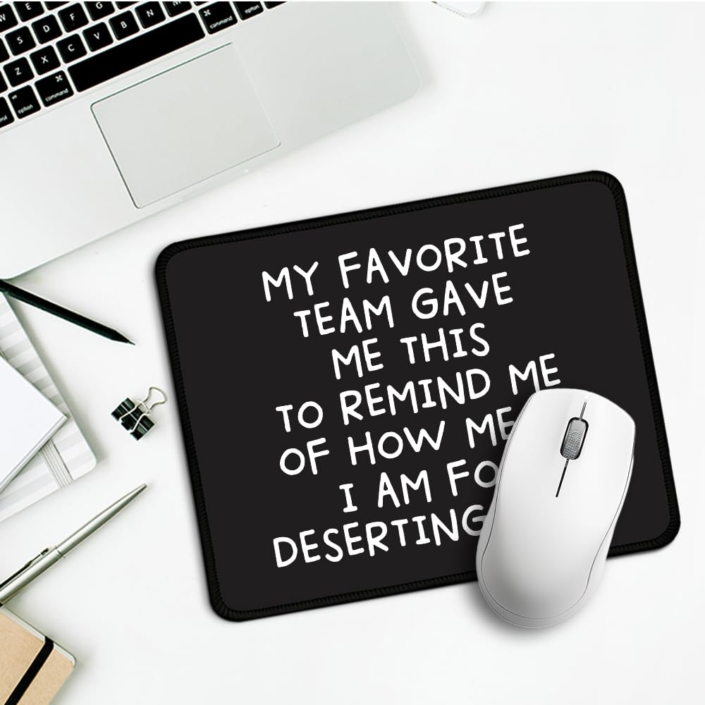 A Truly Amazing Colleague Is Hard To Find Rectangular Mouse Pad Funny - View #2