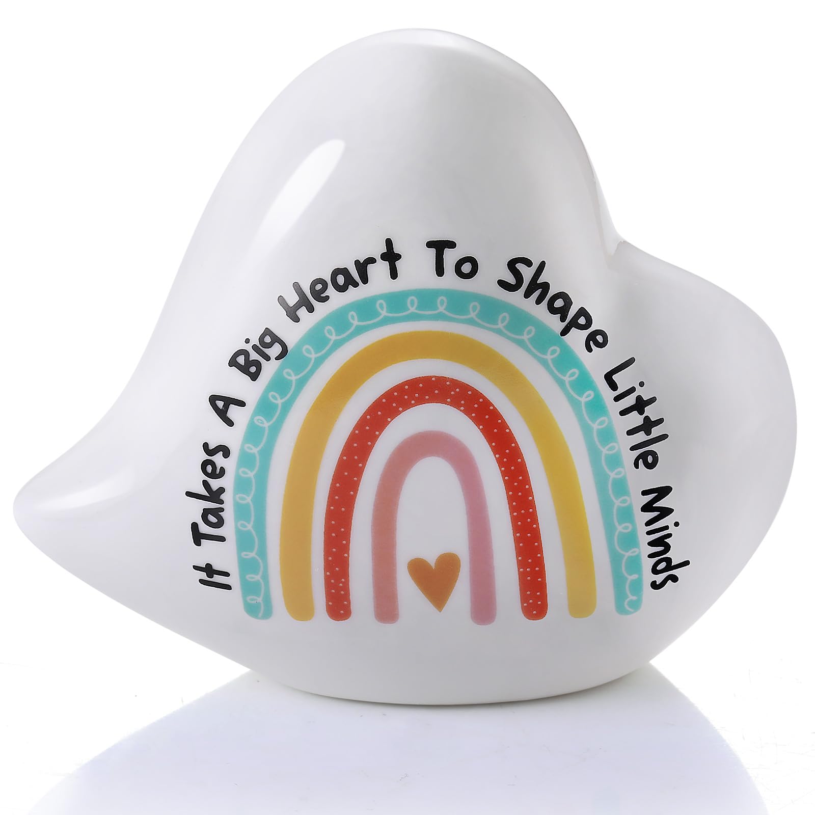 Titanape Teacher Gifts for Women Rainbow Heart Keepsake Gift, Thank You Teacher Gifts Graduation Retirement Gifts for Teacher โ image 1