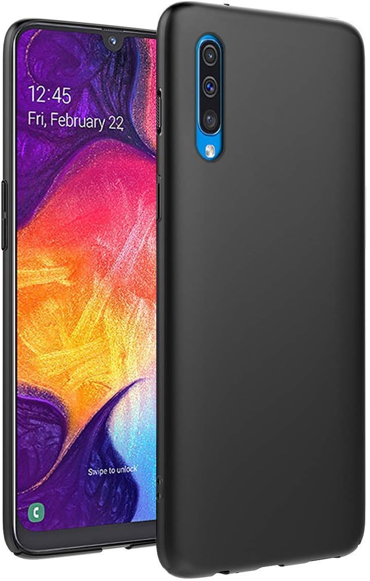 ValueActive Back Cover for Samsung Galaxy A30S A50 (Rubber_Black)