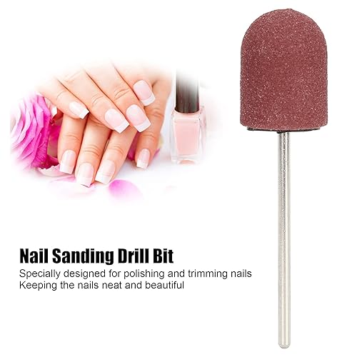 Miniatura 4 de Brocas de taladro de uñas, banda de lijado de uñas, broca para manicura, pedicura, pulido de uñas, rebabas, uso en salón de belleza, juego de lijado
