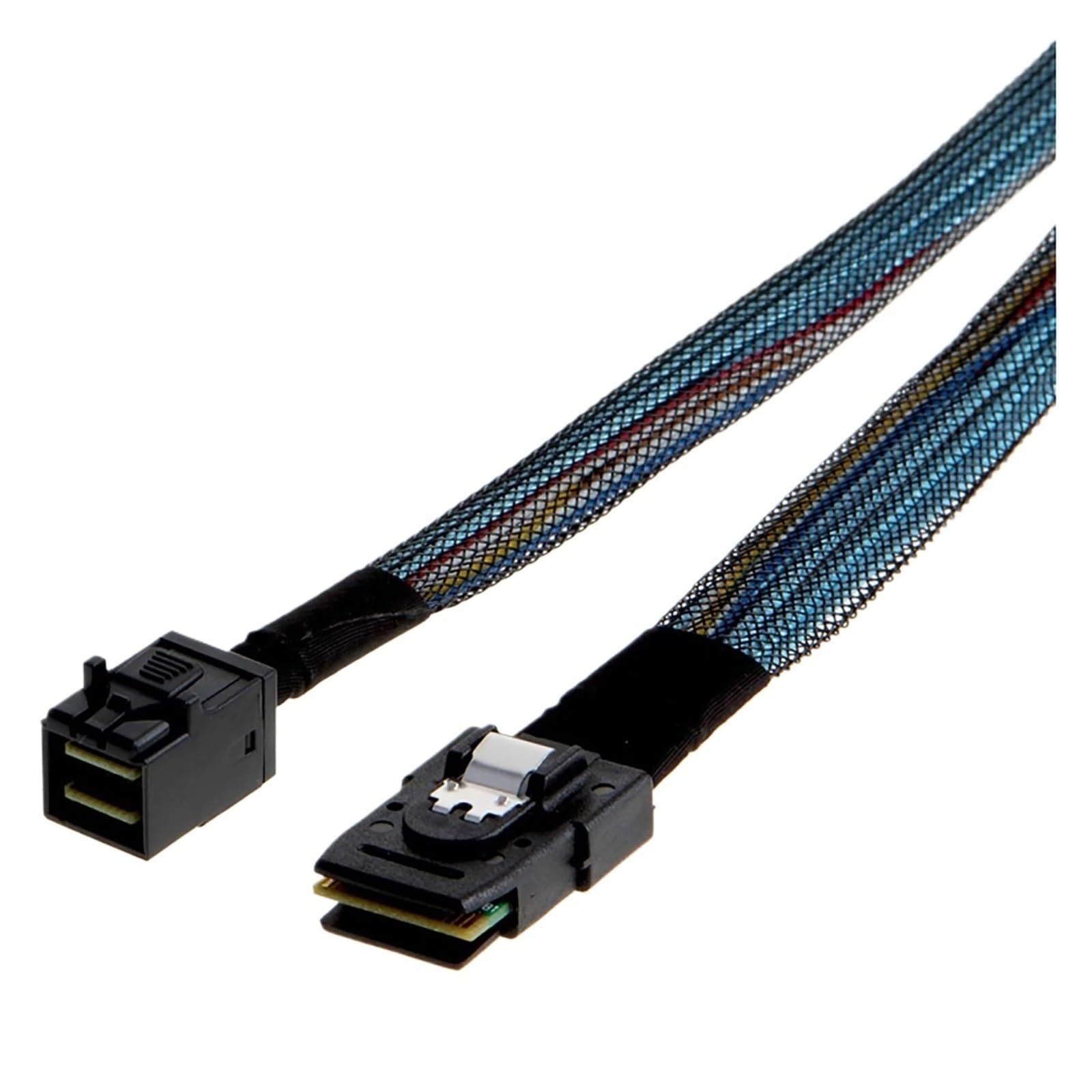 ZHANGLH - Cable de corte SFF-8087 a mi ni S*A*S HD SFF-8643 (1,0 m)