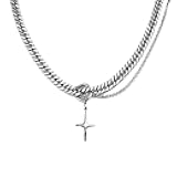 Y2k Irregular Necklace Star Pendant Moonlight Stone Fashion Collar Chain Design Spicy Silver Jewelry for Women