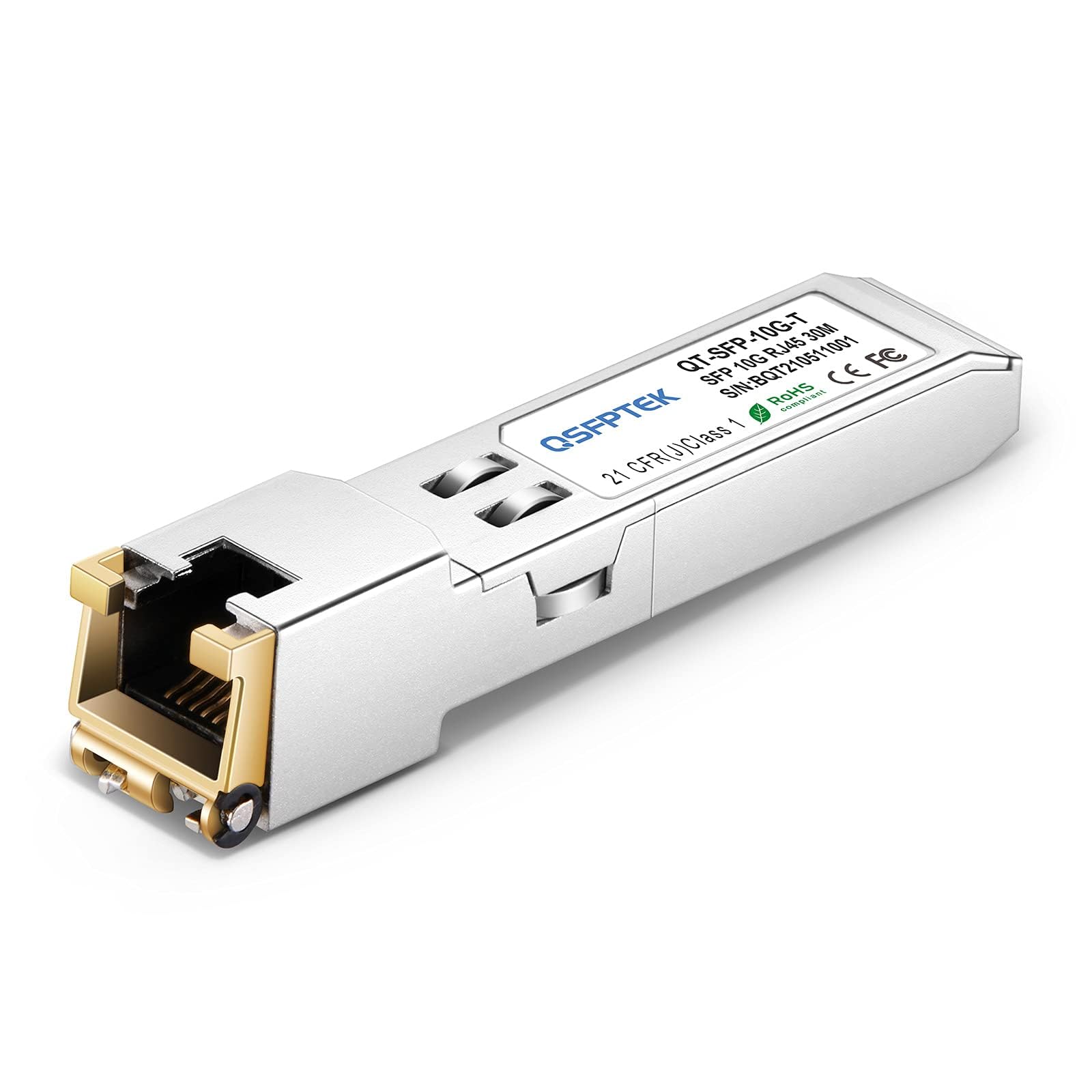 QSFPTEK 10G-SR SFP+ 850nm 300M Module 10GBASE-SR Multimode LC SFP+ Transceiver for Cisco SFP-10G-SR, Ubiquiti UF-MM-10G, Netgear, Mikrotik, D-Link, Supermicro Other Open Switches (850nm, 300M, DDM) — view 18