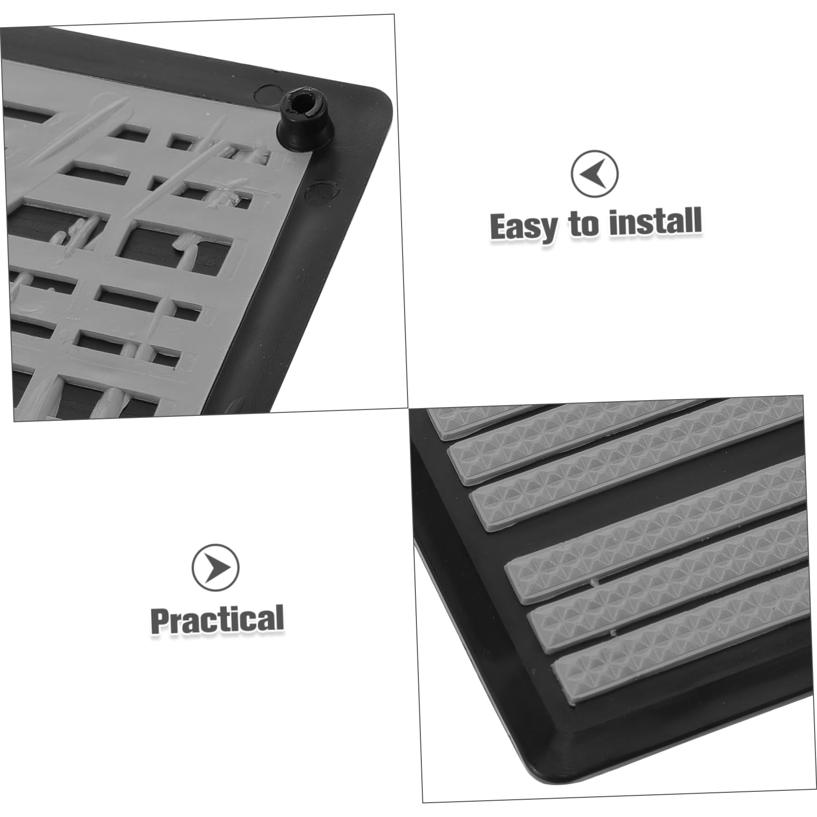 2 Stück Auto Fußmatten Reparatur Patch - Rutschfeste Gummi Auflage Für Pedale