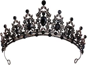 Didder Tiara De Oro Rosa Para Mujer, Tiaras De Flores Y Coronas Para Mujer, Tiaras Para Niñas