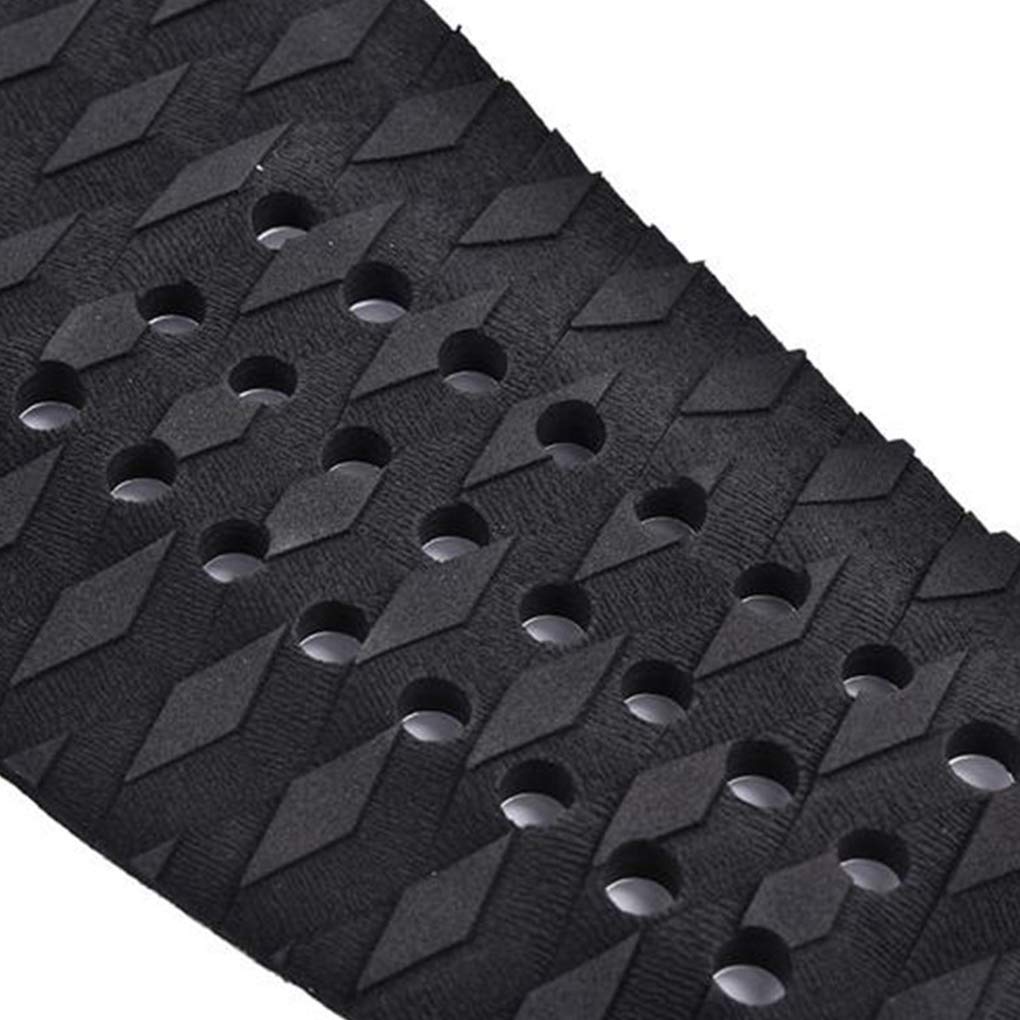 3 Set 3 Stück Surfboard Traktionspad Stomp Pad Surfbrett rutschfeste EVA Schwanzmatte Fußgriff Surfen Zubehör Punkte schwarz
