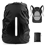 LAMA Waterproof Rain Cover for Backpack, Backpack Rain Cover with Reflective Strip and Antislip Cross Buckle Strap, Ultralight Compact Portable, for Cycling, Hiking, Camping, Traveling
