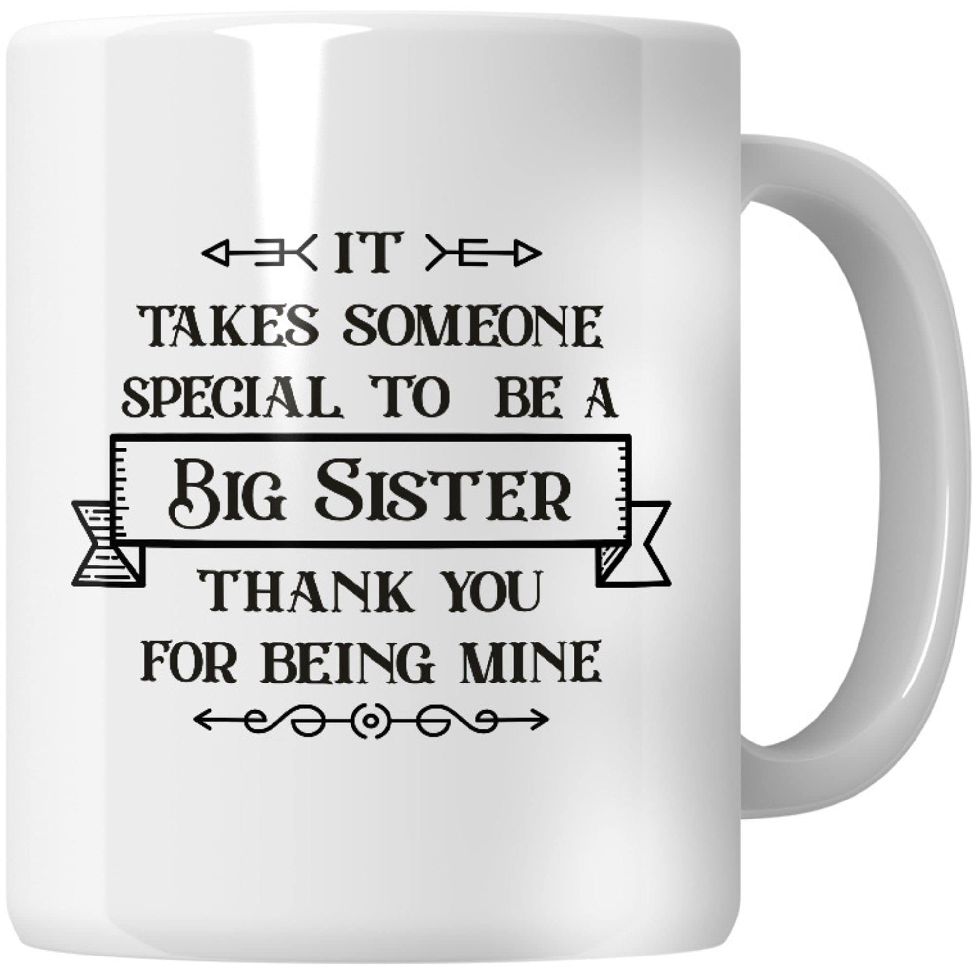 WG - Big Sister, Best Ever Big Sister, Big Sister Birthday Gift, Gift for Big Sister, Sister to Sister,Present from Sisters to Sister