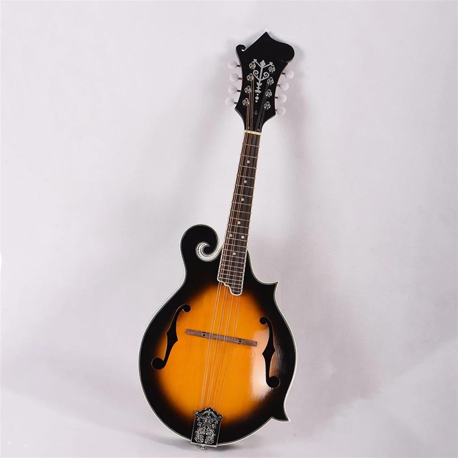 Mandoline Instrument Erwachsene Handgemachte Mandoline Im F-Stil Kopfplatte Hals Aus Mahagoni