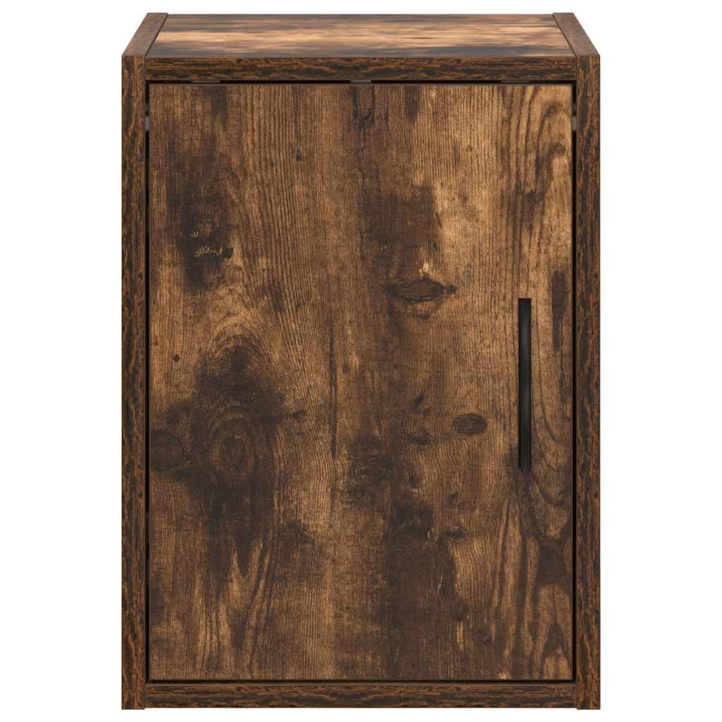 Armoires murales de Garage 2 pcs chêne fumé Bois d'ingénierie,Entreprise & Industrie,Stockage Industriel,Armoires industrielles,12.5 kg-860616
