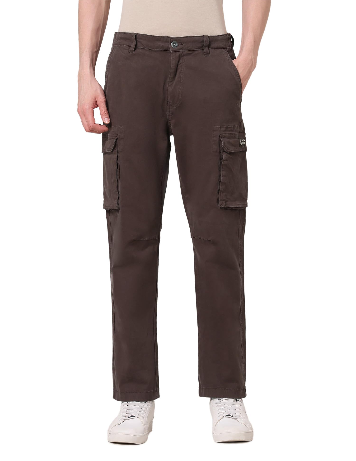 U.S. Polo Assn. Denim Co. Straight Fit Cargo Trousers_UDTRO0265_34 in blue