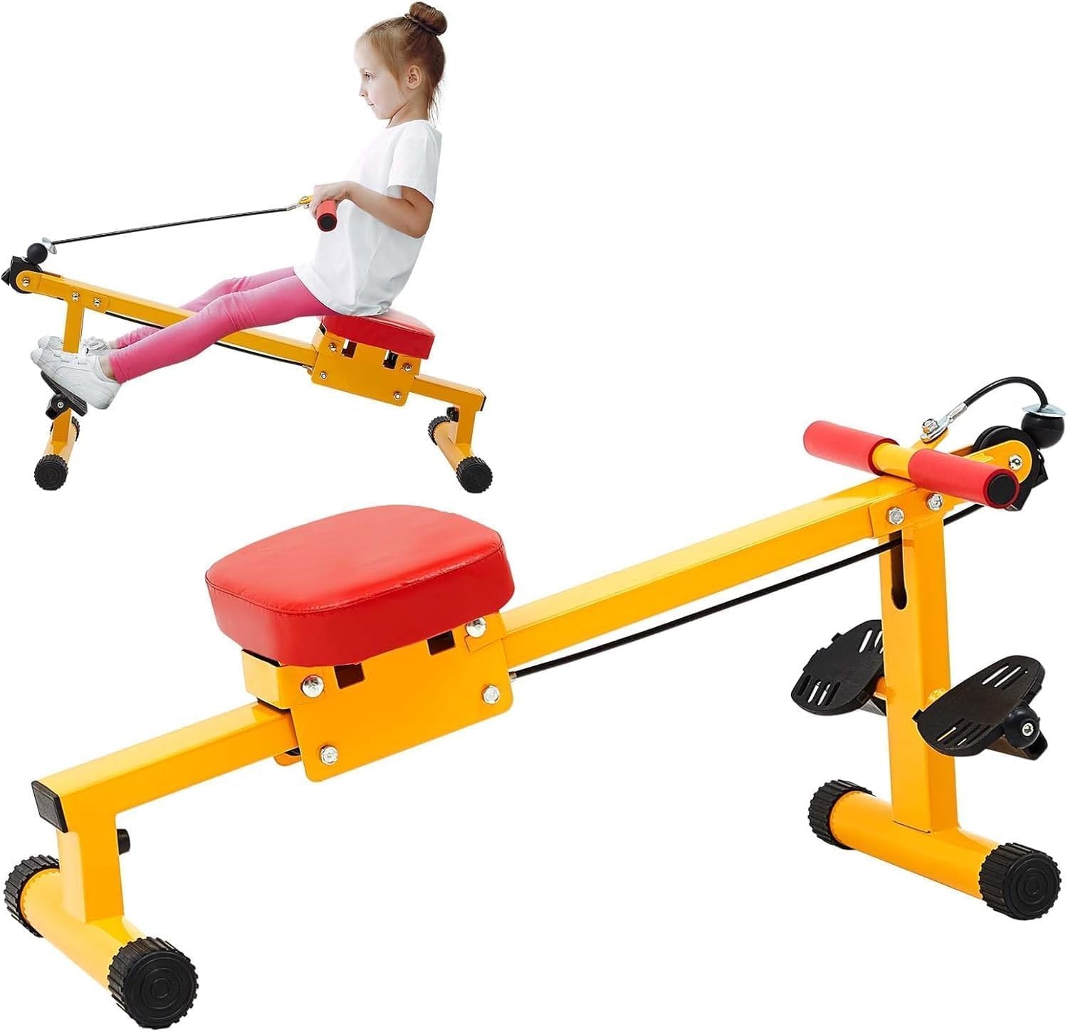 Genérico Máquina De Remo Infantil, Ejercicio Aeróbico En Casa