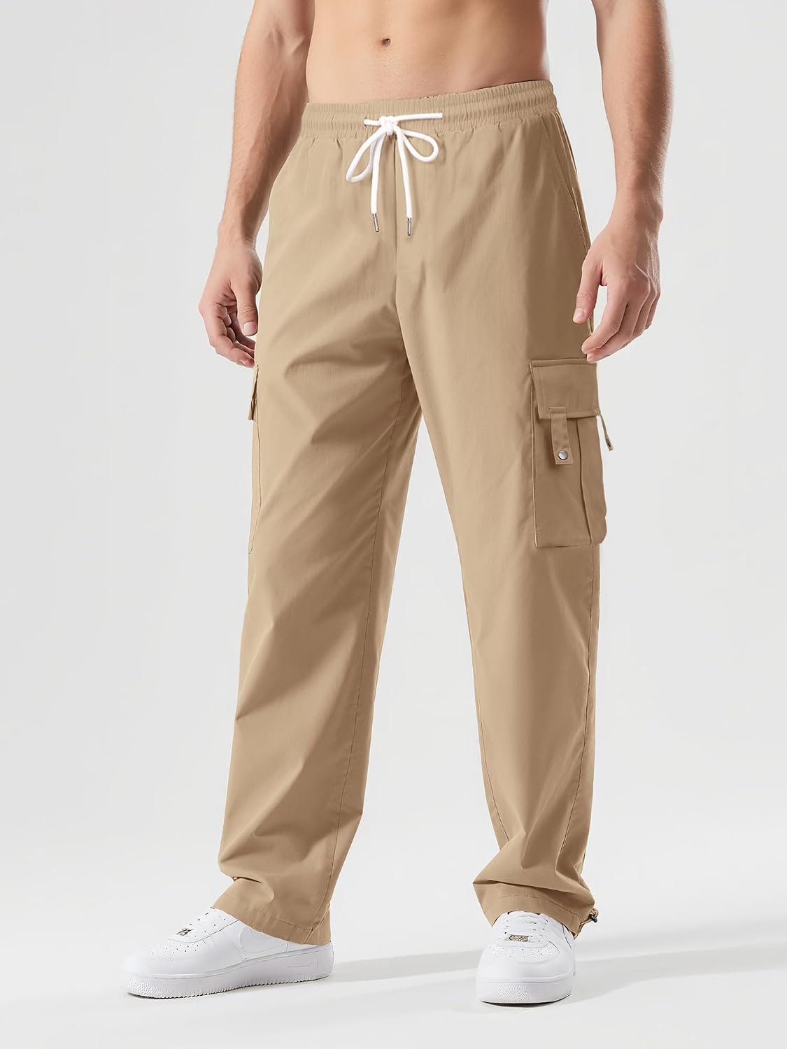 HOTake Men's Relaxed Fit Stretch Cargo Pants