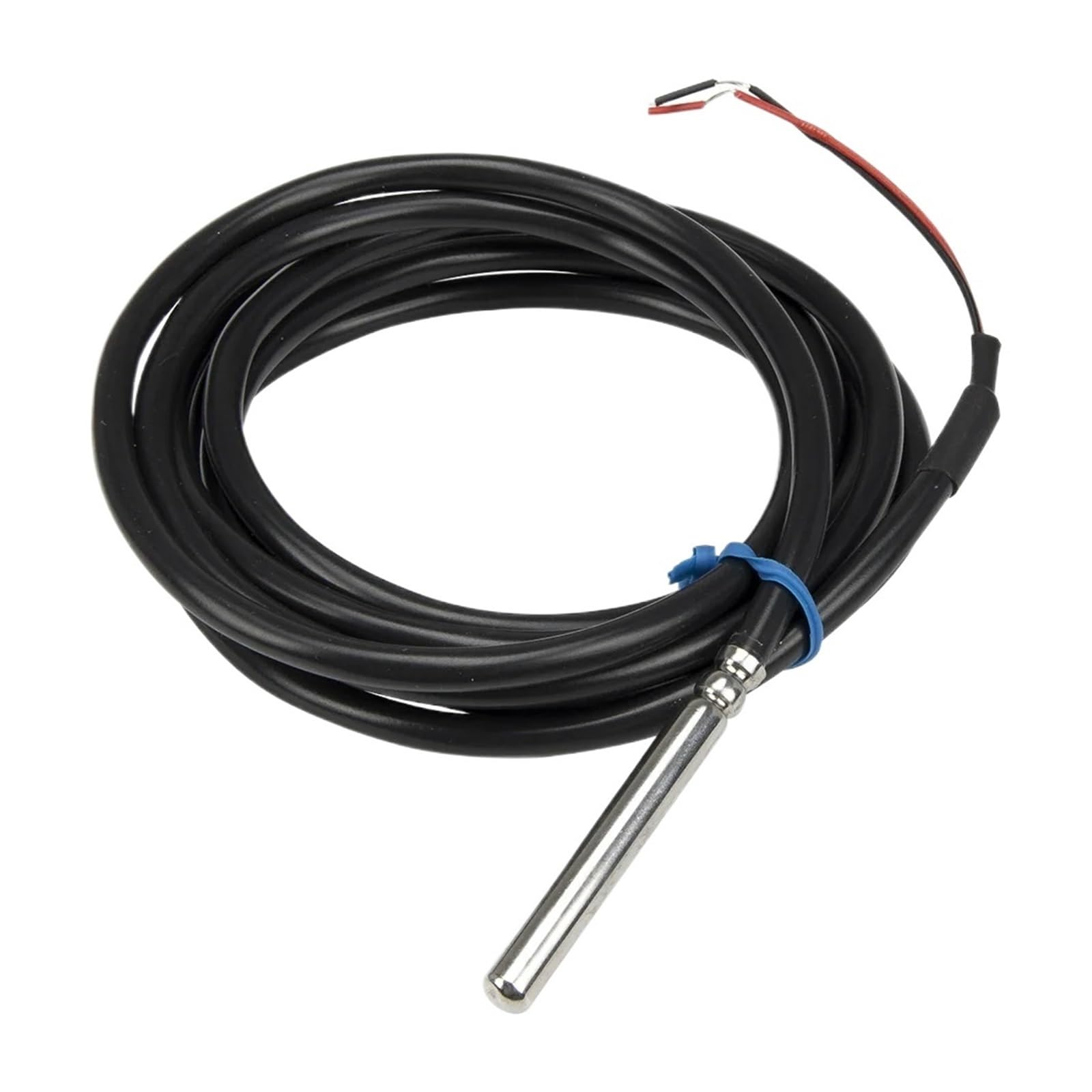 NTC 2 m PVC-Kabel Edelstahl wasserdichte Sonde 10 K Widerstand RTD-Temperatursensor(3435 B 5x50mm probe)