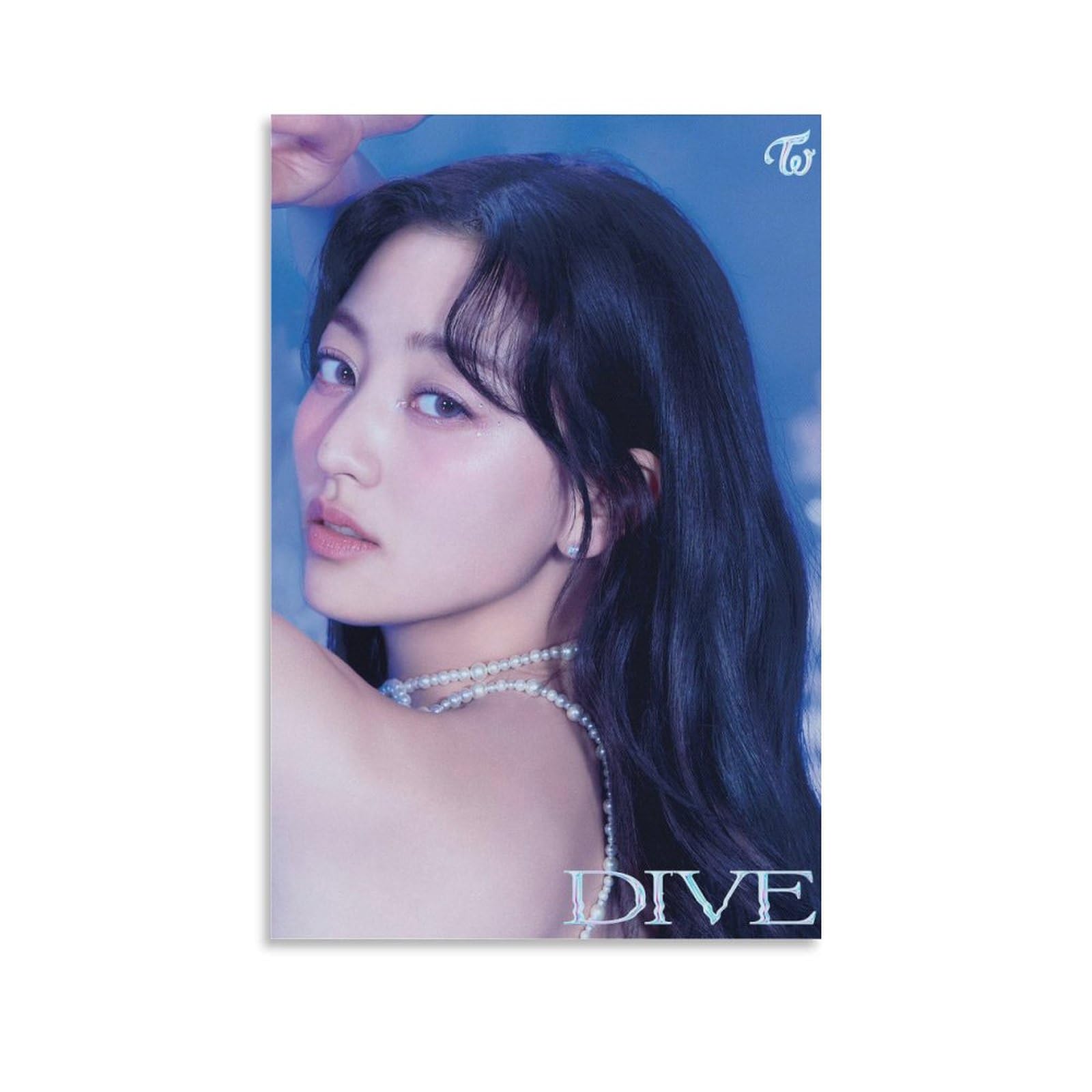 Amazon.co.jp: ジヒョ TWICE トゥワイス DIVE 音楽隊キャンバス 