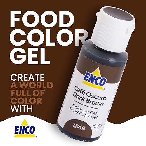 Miniatura 10 de ENCO Gel Colorante Alimentario Rosa Brillante 1.41 oz (40g) Concentrado, Vegano