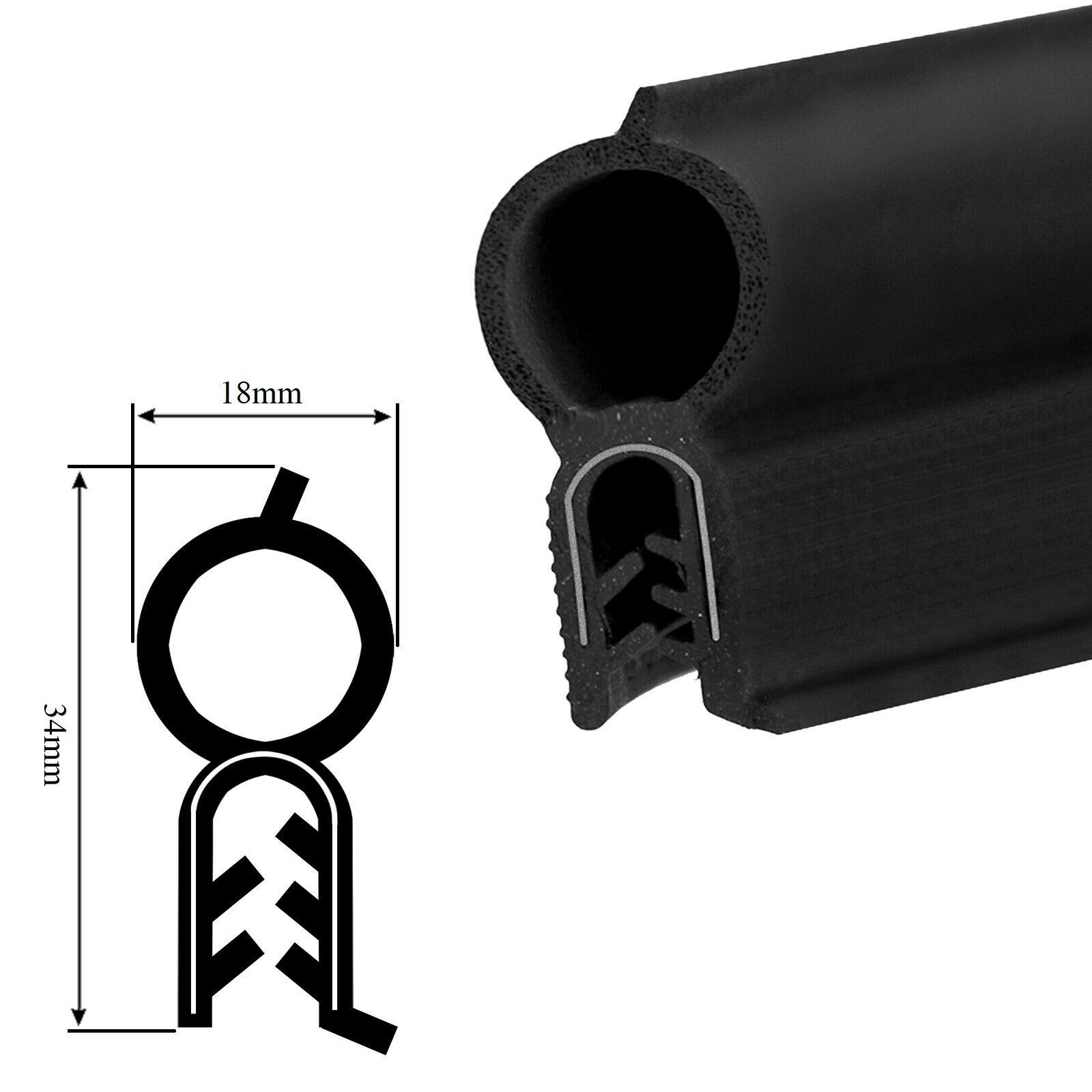 image.title Gummidichtung, Kofferraumdichtung Schwarz in Ausführungen zum Mitsubishi Colt Motorraum Isolation Verbessern