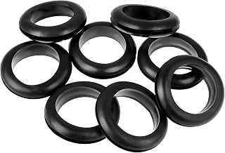 Prasacco 8 Pieces 2 Inch Rubber Grommet, 2" Large Rubber Grommet Rubber Cable Hole Plugs Firewall Grommets Rubber for Holes Firewall Grommets Automotive for Wires Cables Cords