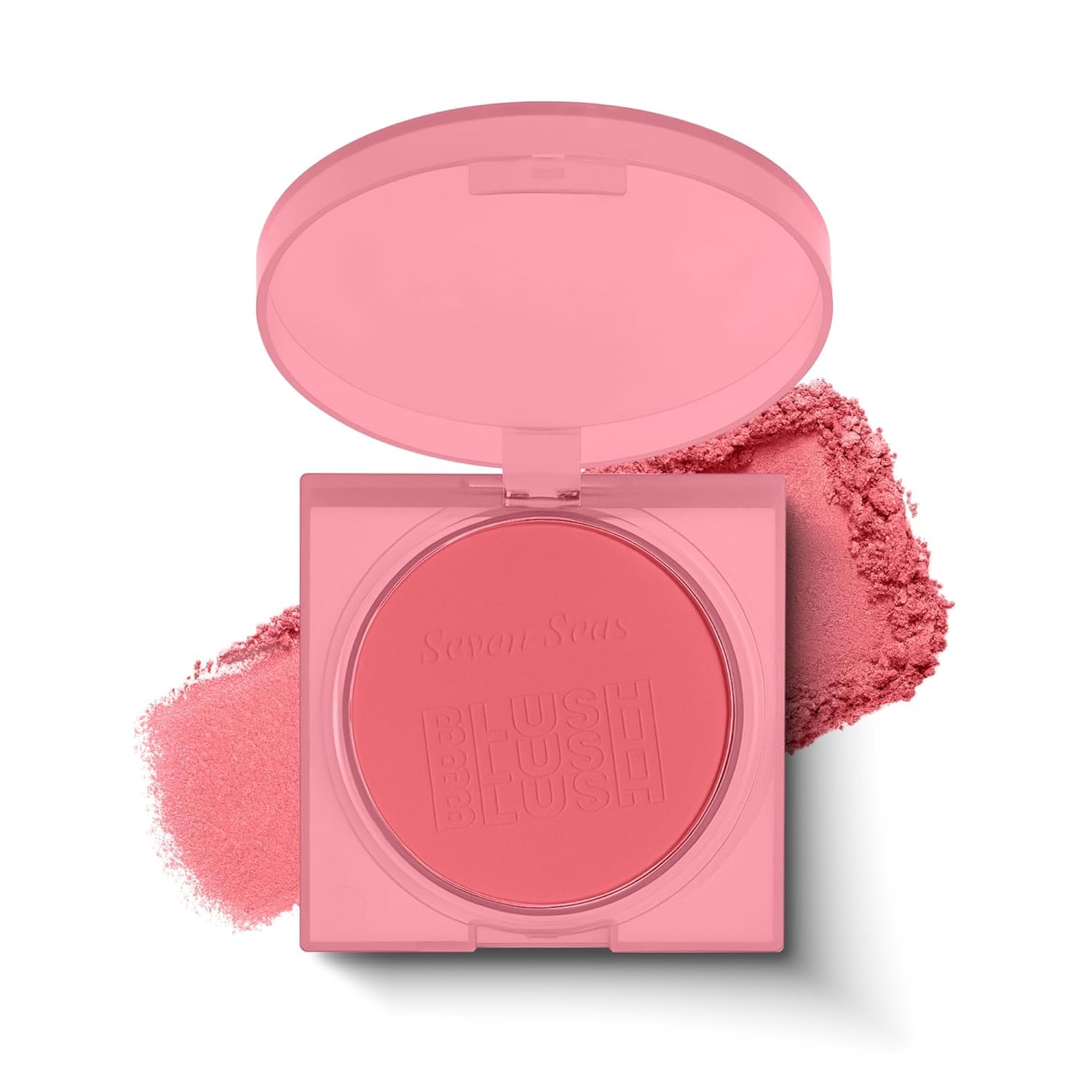Blusher and Eyeshadow Palette | Highly Pigmented With Brush Inside | Matte Finish | Easily Blendable | Travel Size | Long Lasting and Lightweight Blusher and Eyeshadow Palette for Women (01-Peachy Rose)-ss-image-31