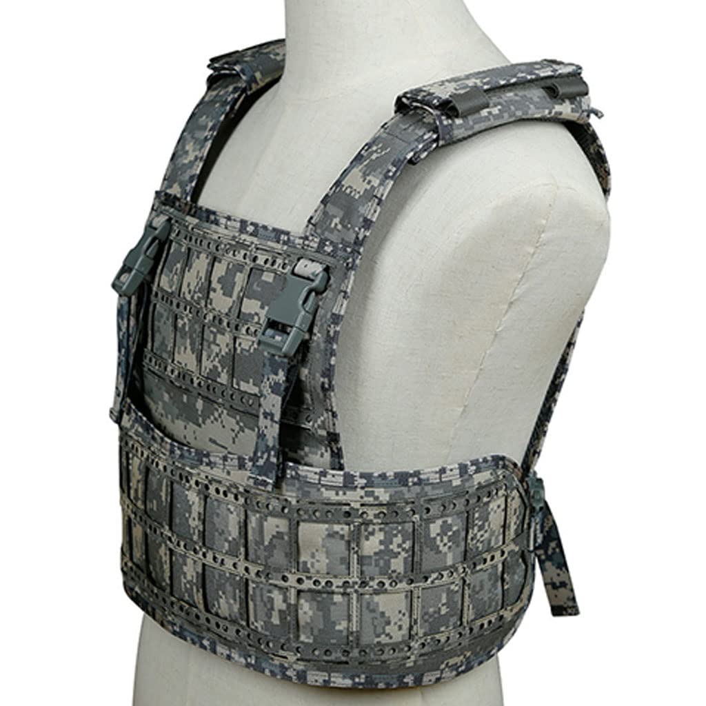 HUMBIG Gilet tactique camouflage multifonction léger et réglable pour paintball, airsoft, jeu de guerre, CS chasse, sport de plein air (couleur : CP