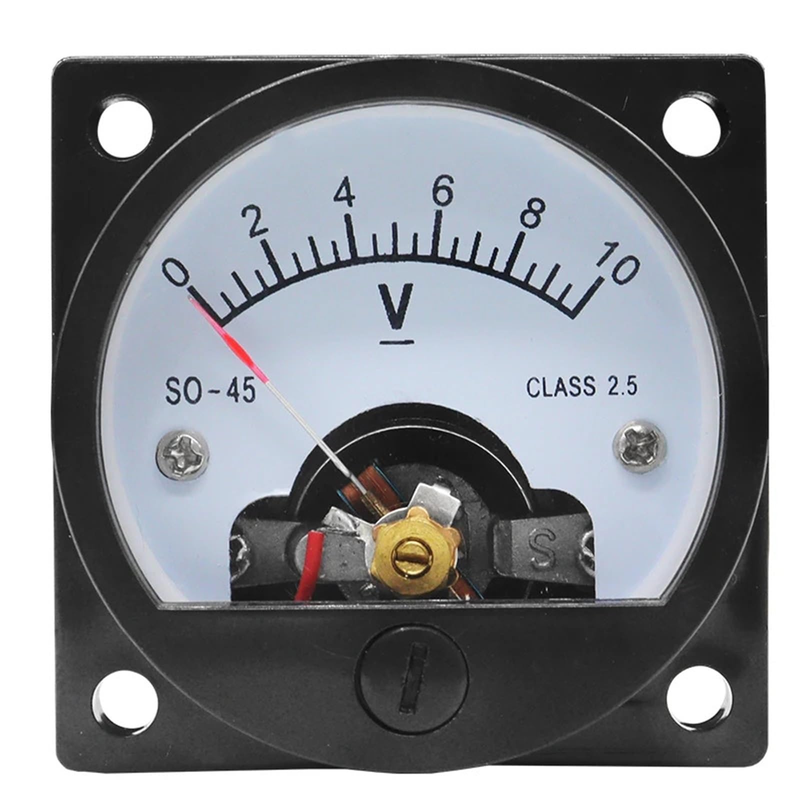 Voltmètre analogique rond CC SO45-V 20V pour panneau de van aménagé - 6