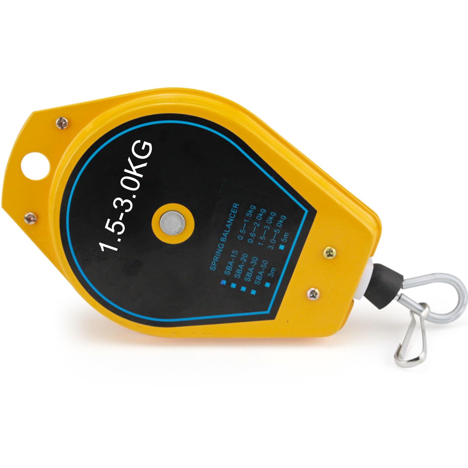 Supporto per utensile sospeso da 3 a 5 kg di carico, utensile bilanciatore a Molla Retrattile con Dispositivo di Sicurezza, Adatto per stampaggio di Auto, Saldatura di Parti, uten(1,5-3,0 kg
