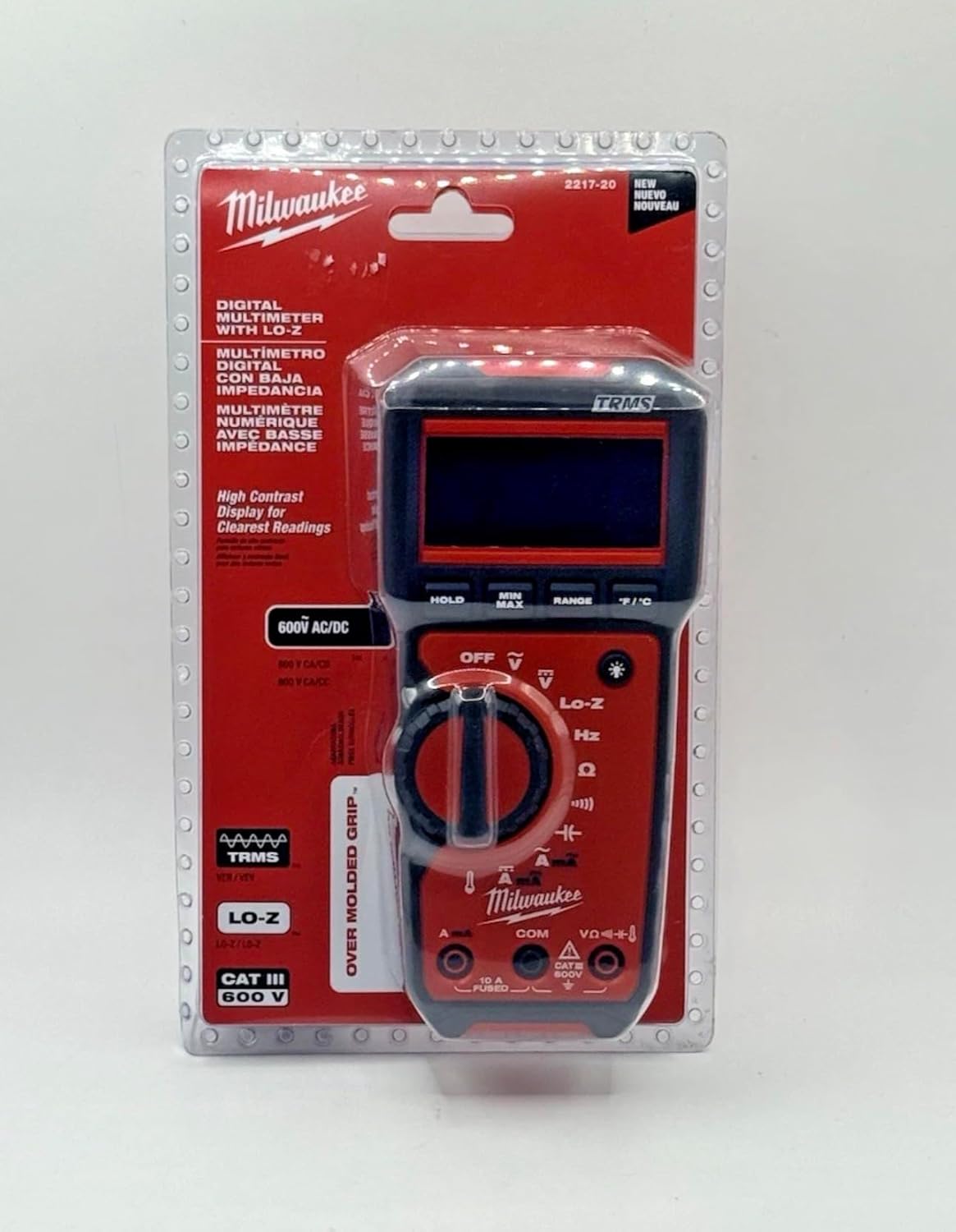 Milwaukee Digital Multimeter, 2.48" x 11.02" x 7.48"