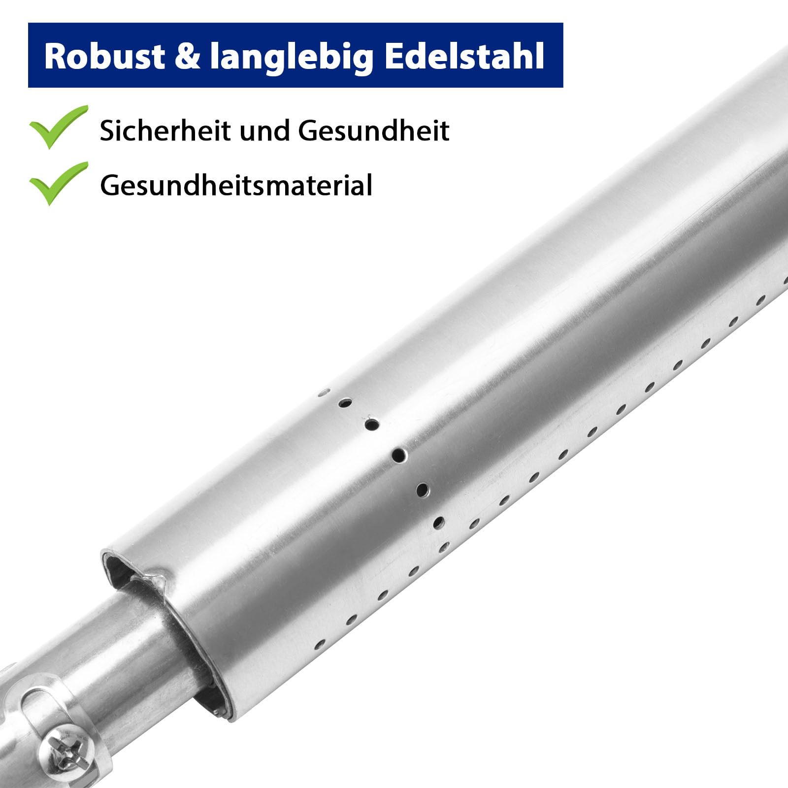 EVTSCAN Parti Di Ricambio Per Griglia A Gas Scudo Piastra Riscaldante In Acciaio Inossidabile 304, Accessorio Per Coperchio Bruciatore Antifiamma, Tenda Per Barbecue - 6