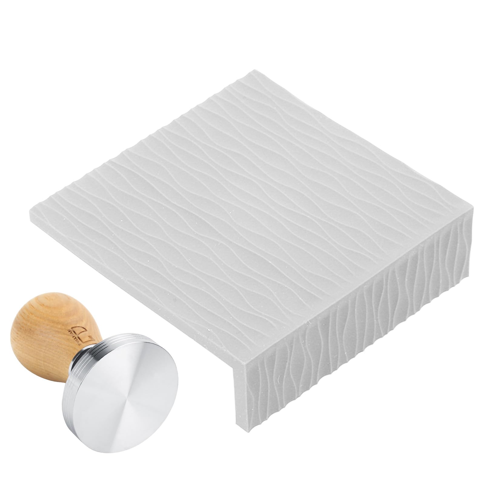 Juego de Manipulación de café, de Haya Duradero de 58mm, Perfecto para Hacer café Expreso en Casa (Gris)