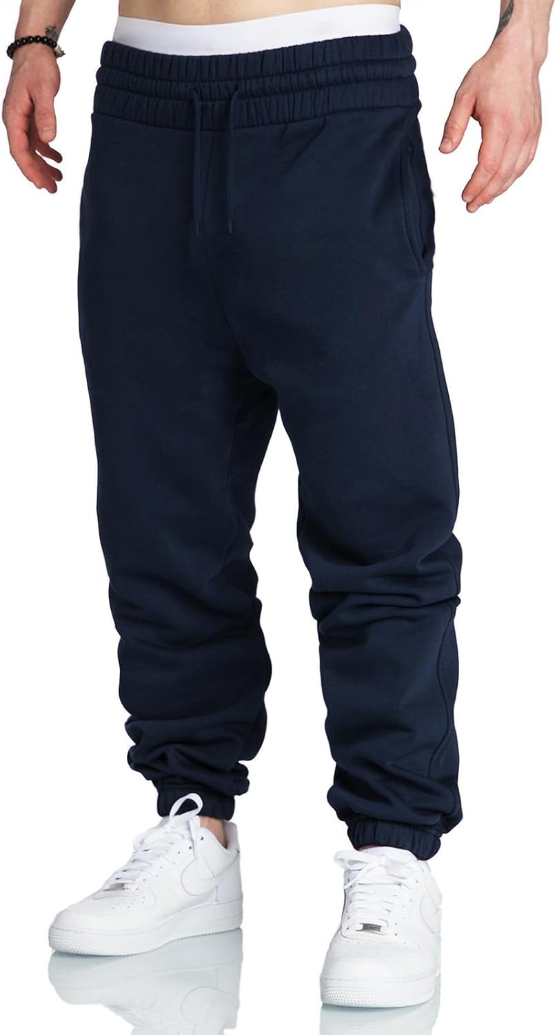 A WATERWANG Men's Sweatpants Casual Cotton Tapered Joggers Athletic Sweat Pants for Men Workout Running with Pockets - Image 6