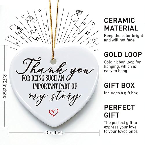 Miniatura 2 de Regalos de agradecimiento para profesores, Thank You for Being Such an Important Part of My Story, regalo de recuerdo para profesores, el mejor