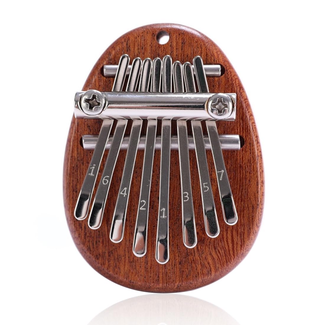 Pianoforte Kalimba, Mini Pianoforte a Pollice Kalimba, Mini Kalimba a 8 Tasti, 8 Tasti Mini Pianoforte per Pollice, Mini Kalimba Pollice Pianoforte 8 Tasti, Forma a Goccia