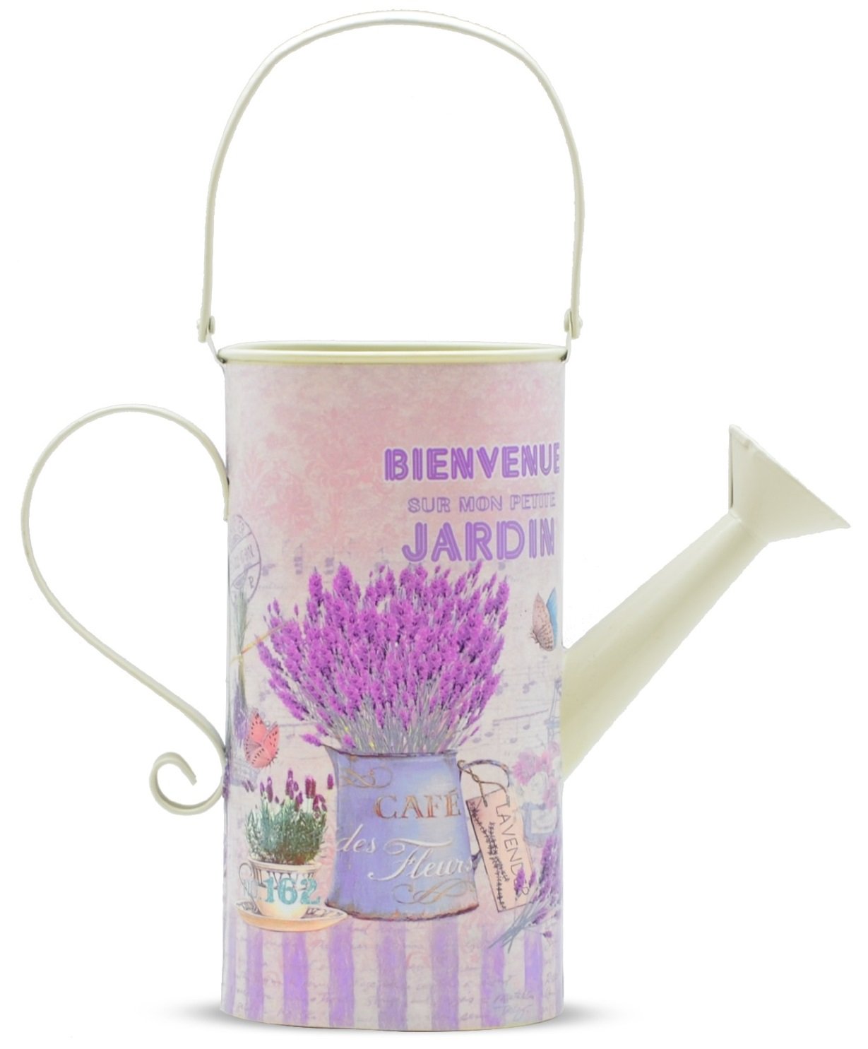 Arrosoir en métal lavande M2 : fini les fuites avec style au jardin