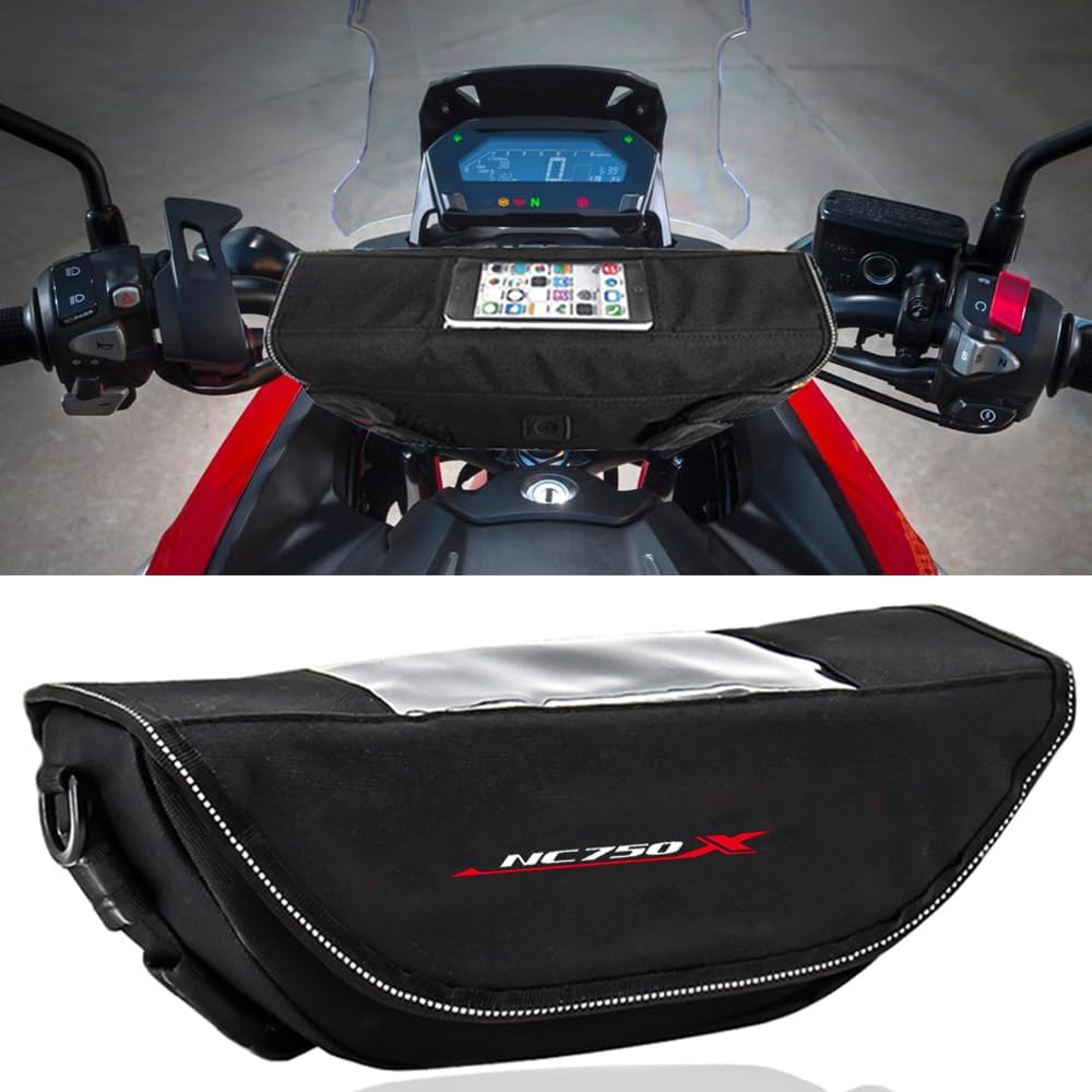 Honda NC750X NC 750 Waterproof Handlebar Bag - Travel & Tool Storage