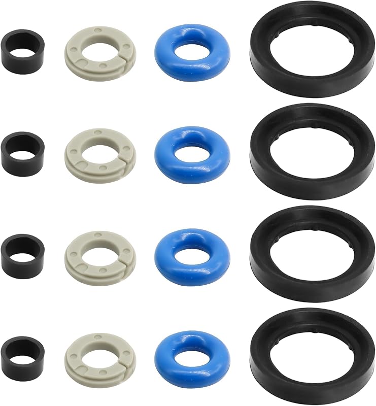 Kit de reparo de vedação do injetor de combustível Shtuomoland para Hyundai Sonata e Kia Sorento 2.4L – 4 conjuntos