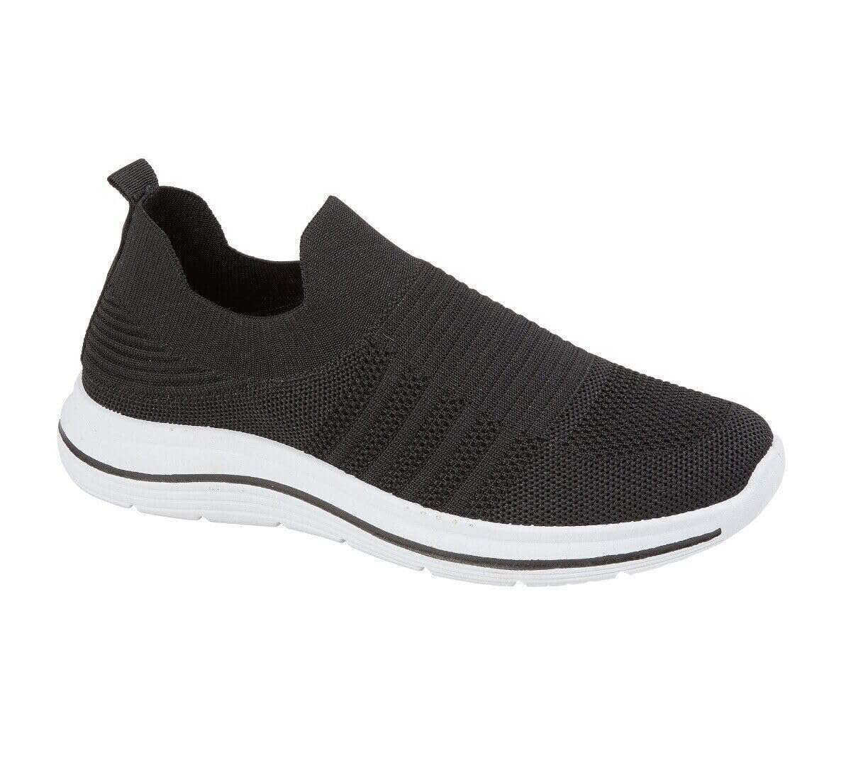 MBNMens Trainers Slip On Casual Walking Gym Sports Sneakers Running Shoes