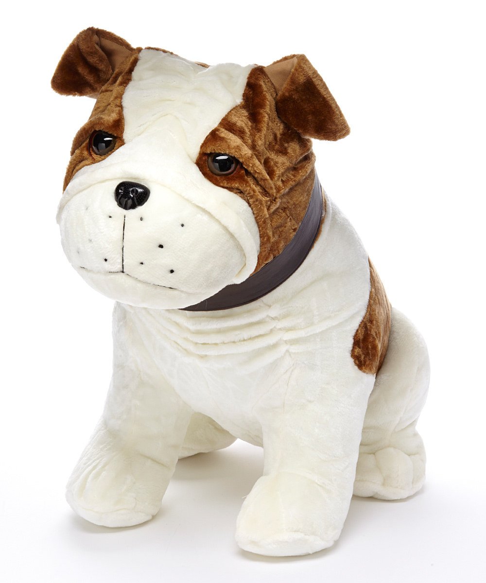 BUBBY AIR Stuffed Bulldog Plush, 26"