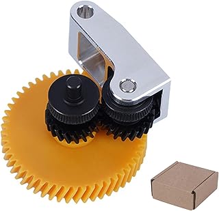 Upgrade Extruder Getriebebaugruppe aus Gehärtetem Stahl für Bambu Lab P1P, P1S, X1C, X1E, Hardened Steel Extruder Gear Kit, Flow Smoother and More Even, Hard and Wear-resistant für X1/P1-Serie