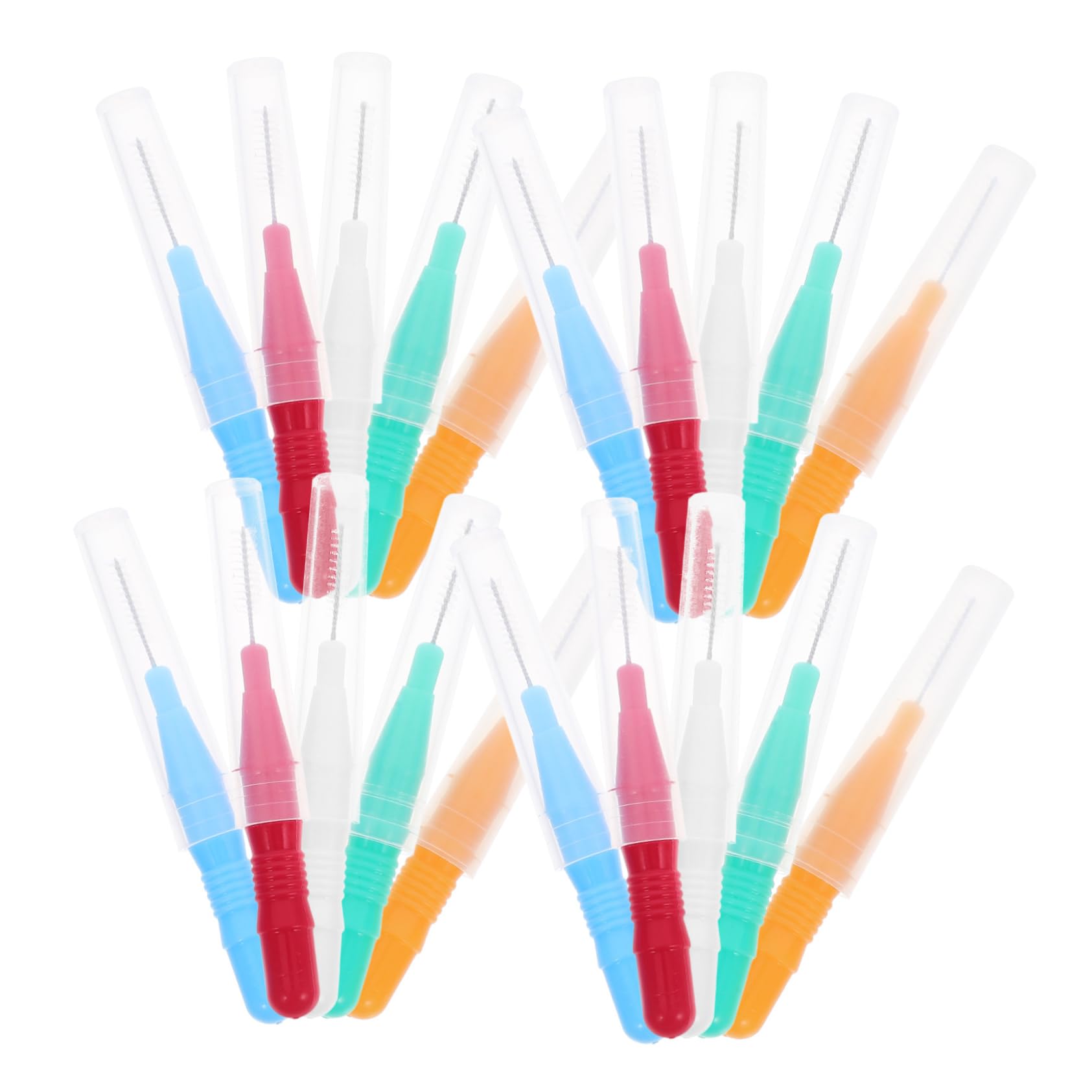 OSOLADY 50pcs Interdental Brush Braces Brush Braces Toothbrush Brush for Braces Toothbrushes for Braces Tooth Brush Toothpicks for Braces Brush Picks Teeth Brush Braces Cleaner Brush Pp