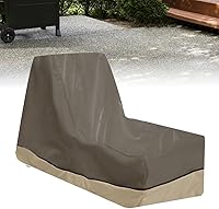 Vista 9 de LAMINET Funda impermeable de plástico para muebles de exterior, transparente y resistente - Funda para sillas de respaldo alto/apiladas - Protección