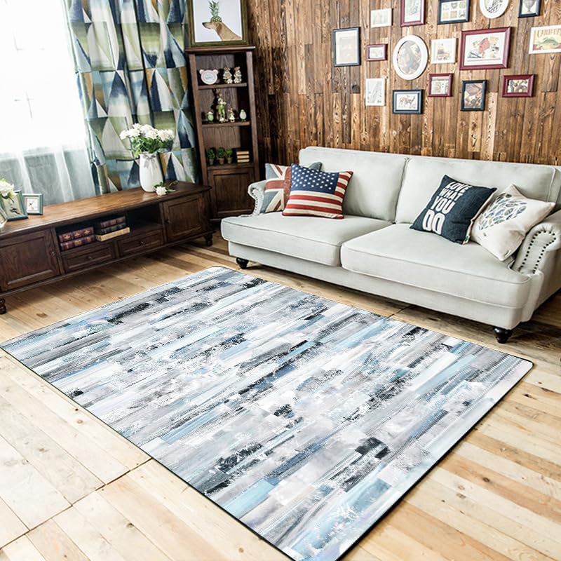 Tapis moderne de salon 120x200 cm au design abstrait