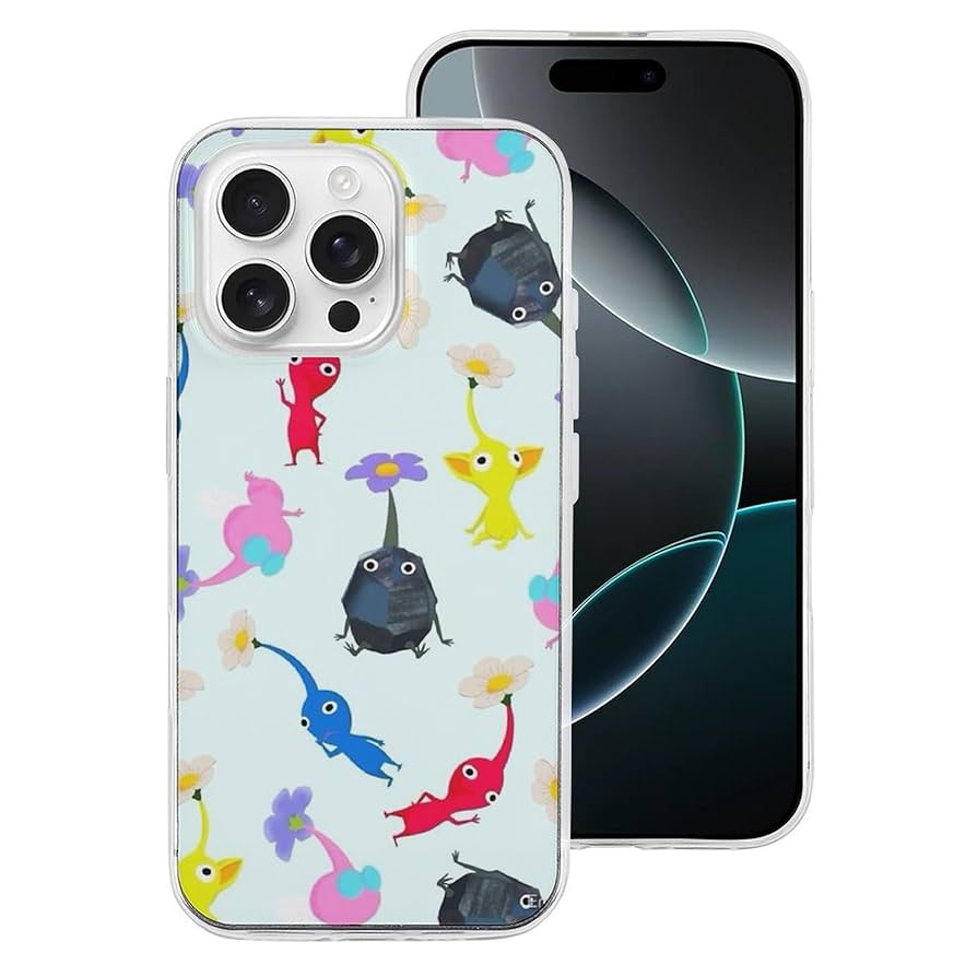 Amazon.co.jp: ピクミン iPhone 16 Pro ケース 薄型ケース 新型